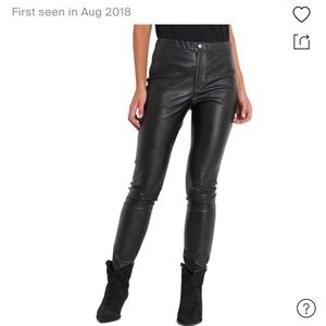 Isabel Marant Faux Leather Zeffrey Pant